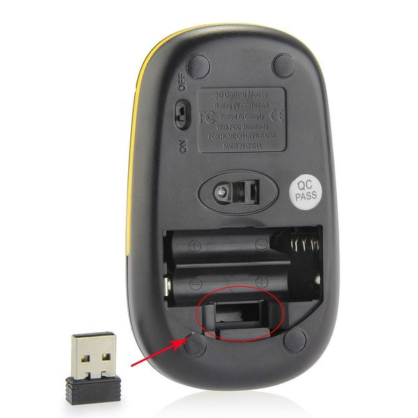 2.4G optički bežični miš 1200 DPI