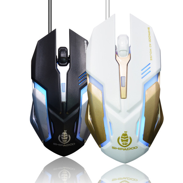 Valgustatud mängurihiir 4 klahviga