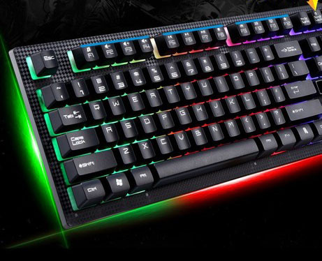 Žaidimų apšviestos klaviatūros modelis G20