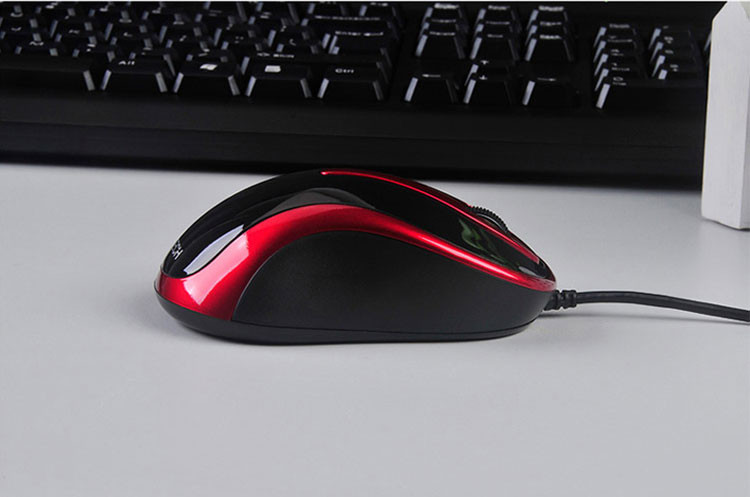 Valgustatud kaabelhiir 3 klahviga