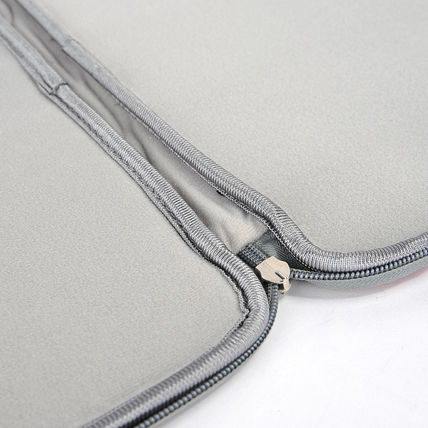 Punane lühikese käepideme ja aplikatsiooniga kott 14-tollisele sülearvutile