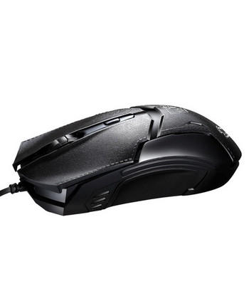  Черна кабелна мишка с броя клавиши 