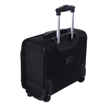 Текстилна чанта куфар с дълга метална дръжка за 16 инчов лаптоп