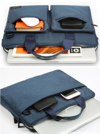 Голяма чанта за 15.6 инчов лаптоп с джобове