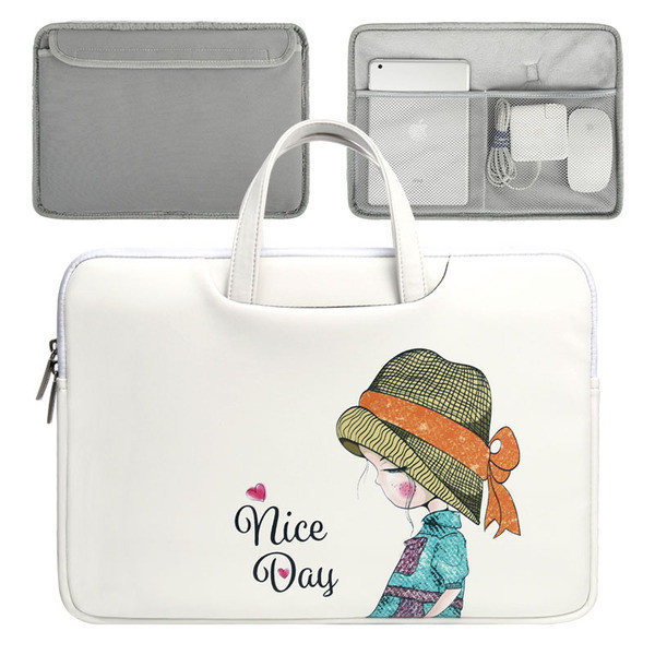 Valge õhuke kott 15,6-tollisele sülearvutile koos rakendusega