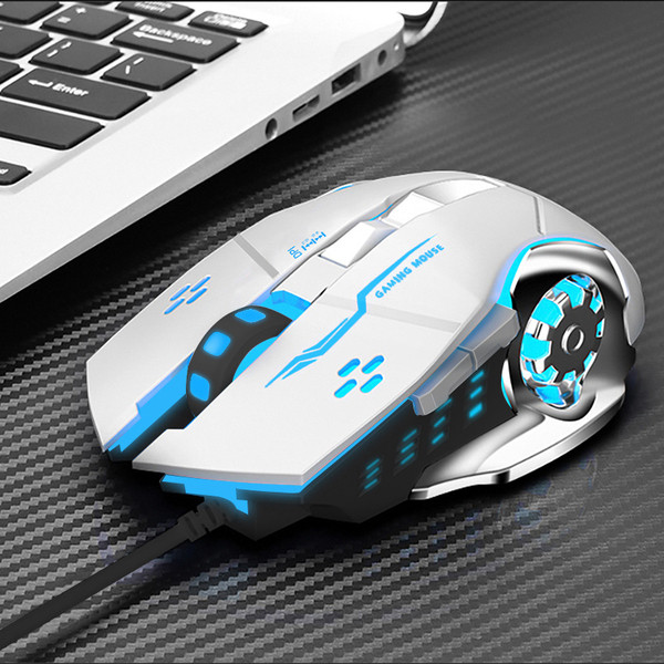 Spēļu pele ar kabeli un 6 taustiņiem