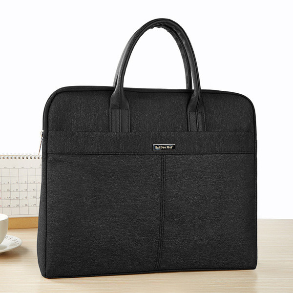 Laptop táska cipzárral és rövid fülekkel