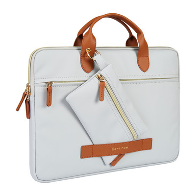 Öko-nahast valmistatud käsikott 15,6-tollisele sülearvutile koos ümbrisega