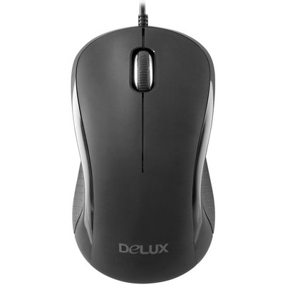 Musta värvi kaabelhiir sobib kontorisse ja koju