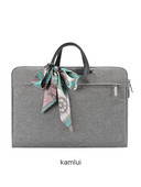 Stílusos táska 15,6 hüvelykes laptophoz, színes szalaggal