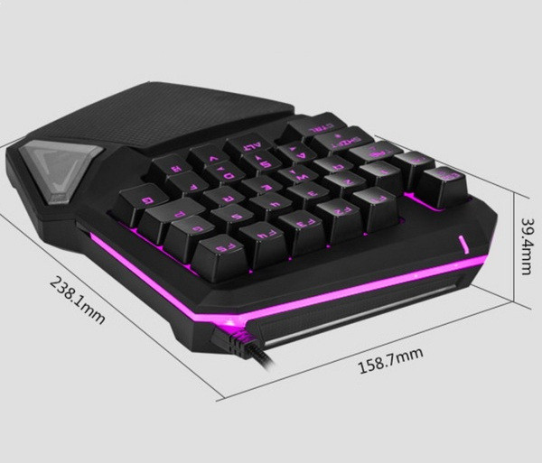T9pro Геймърска клавиатура за лявата ръка