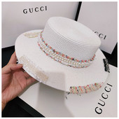 Pärlite ja tikanditega suvemüts