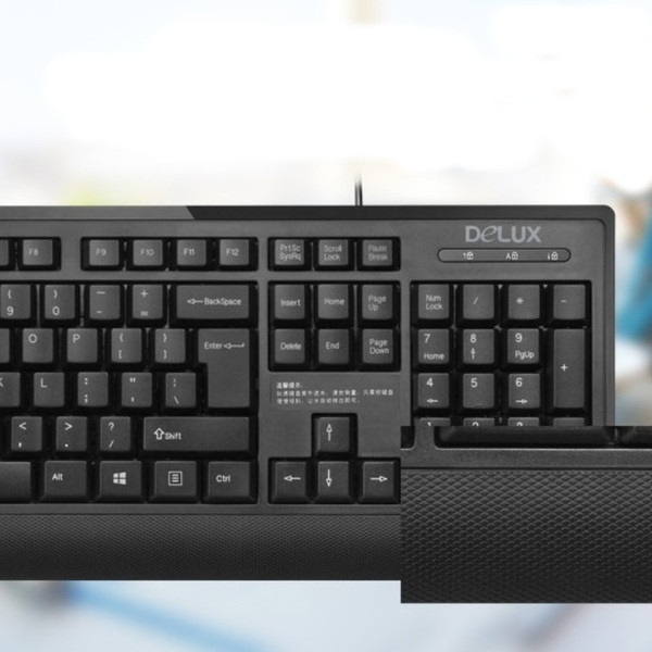 Drėgmei atspari kompiuterio klaviatūra su laidu