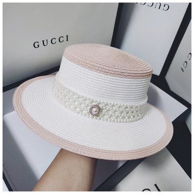 Retro női sapka gyöngyökkel