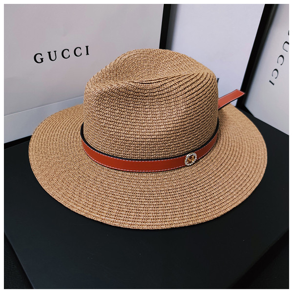 Suvine naiste müts nahast elemendiga