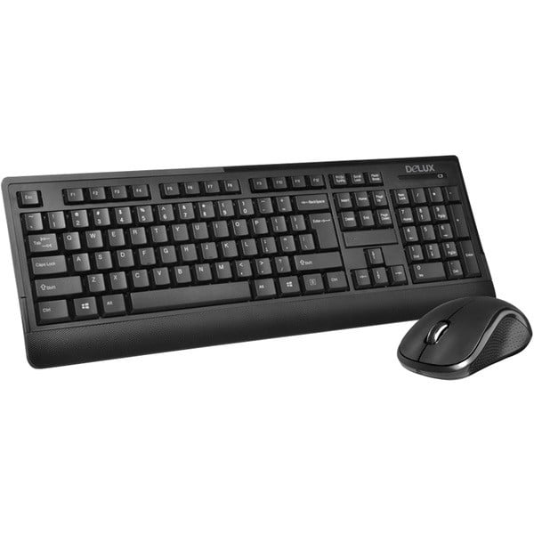 Комплект безжична мишка и клавиатура в черен цвят