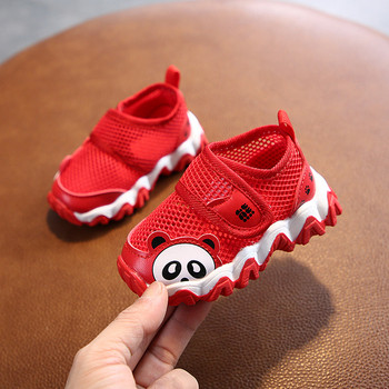 Παιδικά πάνινα παπούτσια με λουράκια βελκρό για κορίτσια και αγόρια