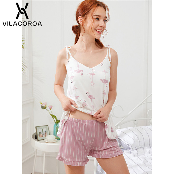 Novi model ljetne pidžame s printom flaminga