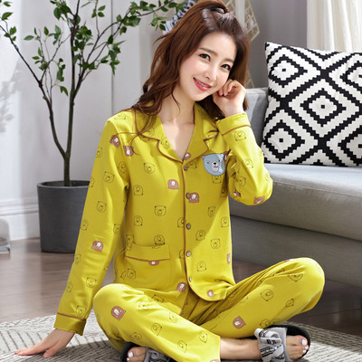 Női tavaszi-őszi pizsama két részben több színben