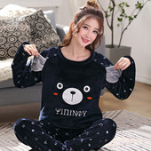 Női téli pizsama több modellben hímzéssel