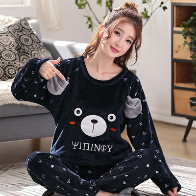 Női téli pizsama több modellben hímzéssel