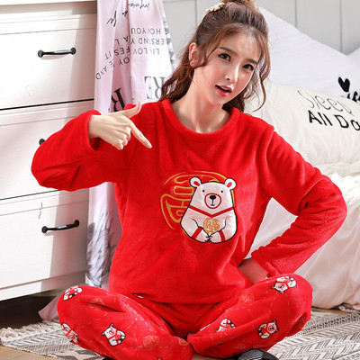 Női téli pizsama több modellben hímzéssel