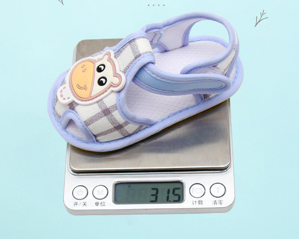 Babasandál puha talppal és folttal