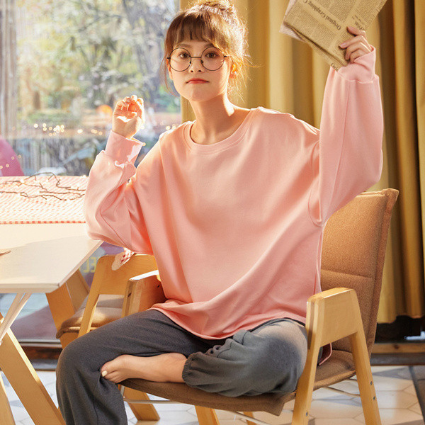 Naiste sügisene vabaaja pidžaama kahes osas