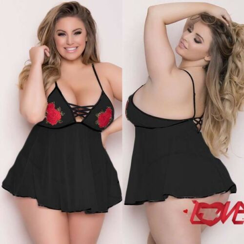 Naiste läbipaistev öösärk - suur suurus