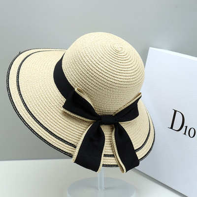 Stiilne naiste suvemüts paelaga