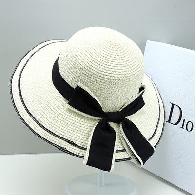 Stiilne naiste suvemüts paelaga