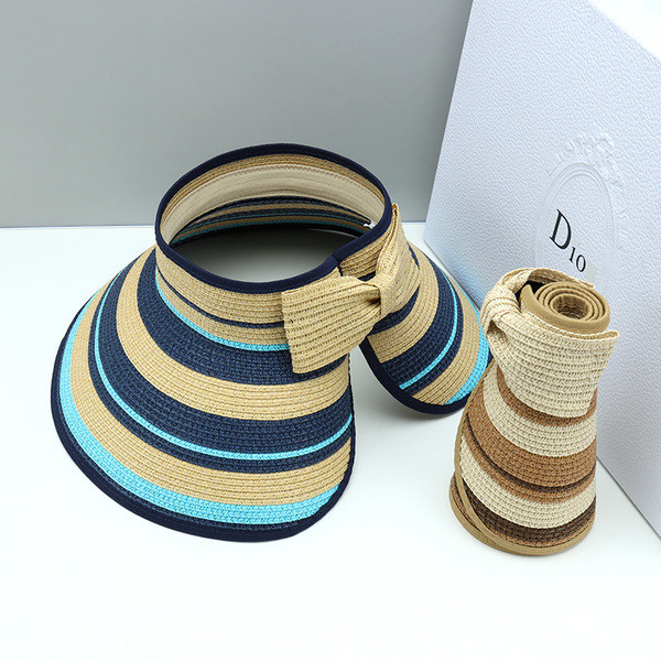 Stílusos, csíkos női napellenző