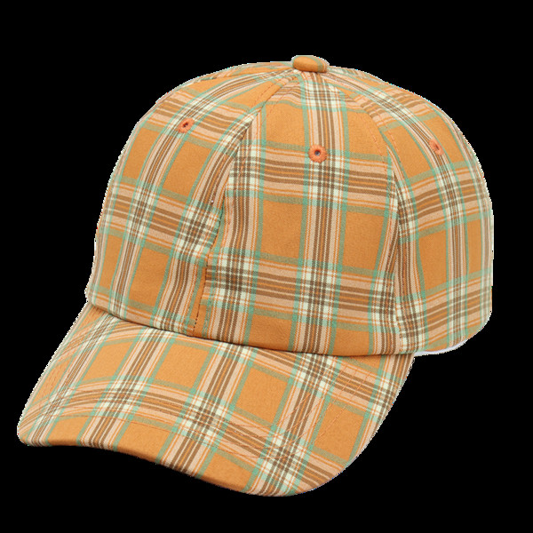 Kockás női sapka napellenzővel