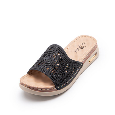 Új modell alkalmi papucsok bőrpánttal