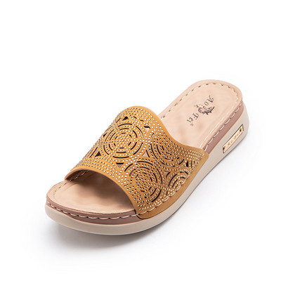 Új modell alkalmi papucsok bőrpánttal