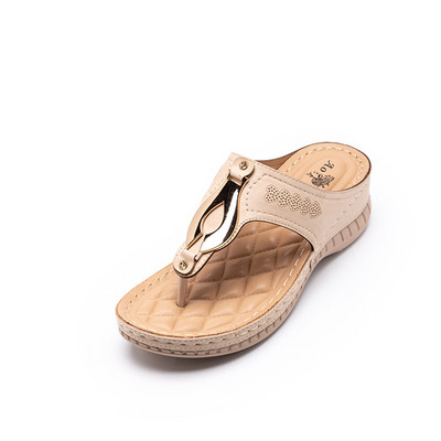 Alkalmi papucs fém díszítéssel