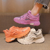 Alkalmi női színes tornacipő hálóval