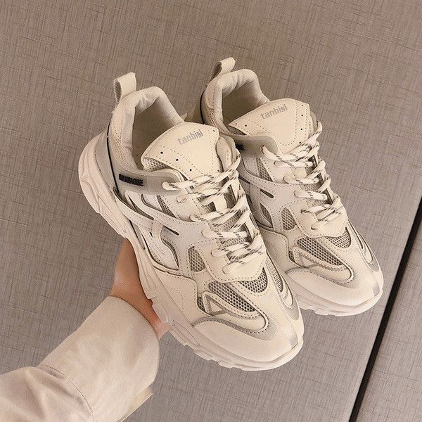 Alkalmi női színes tornacipő hálóval