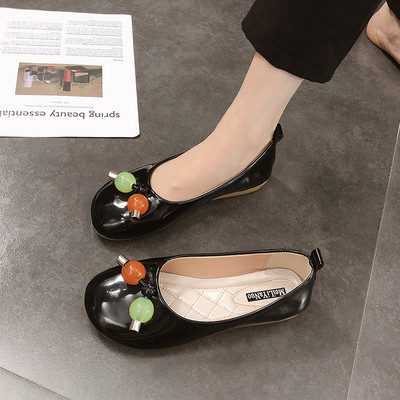 Ženske casual cipele s ravnim potplatom i kamenčićima u boji