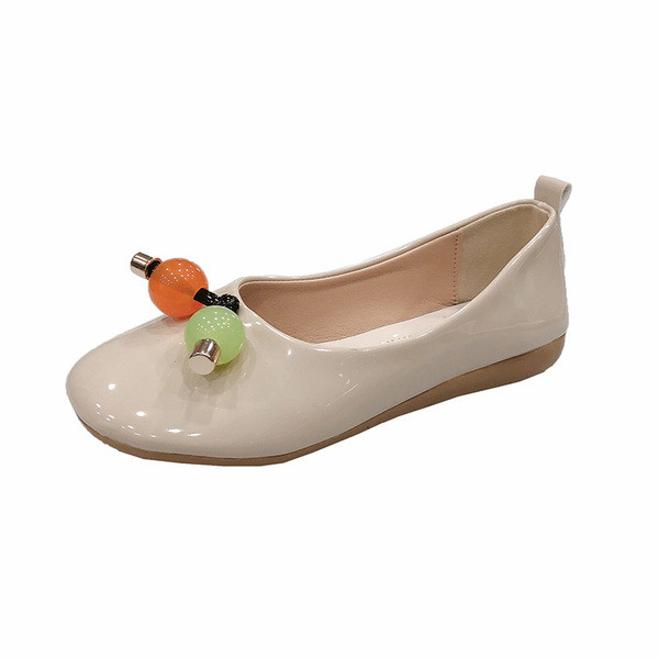 Ženske casual cipele s ravnim potplatom i kamenčićima u boji