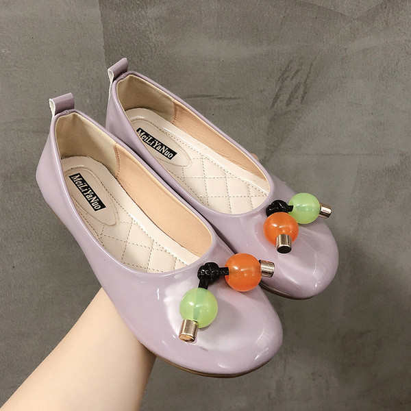 Ženske casual cipele s ravnim potplatom i kamenčićima u boji