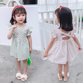 Modern gyerekruha kerek nyakkivágással és fürtökkel