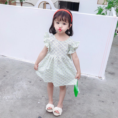 Modern gyerekruha kerek nyakkivágással és fürtökkel