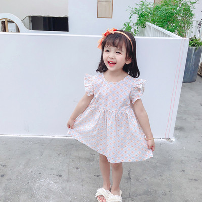 Modern gyerekruha kerek nyakkivágással és fürtökkel