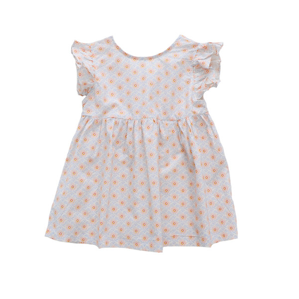 Modern gyerekruha kerek nyakkivágással és fürtökkel