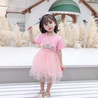 Stílusos gyerekruha rövid ujjú, 3D elemekkel