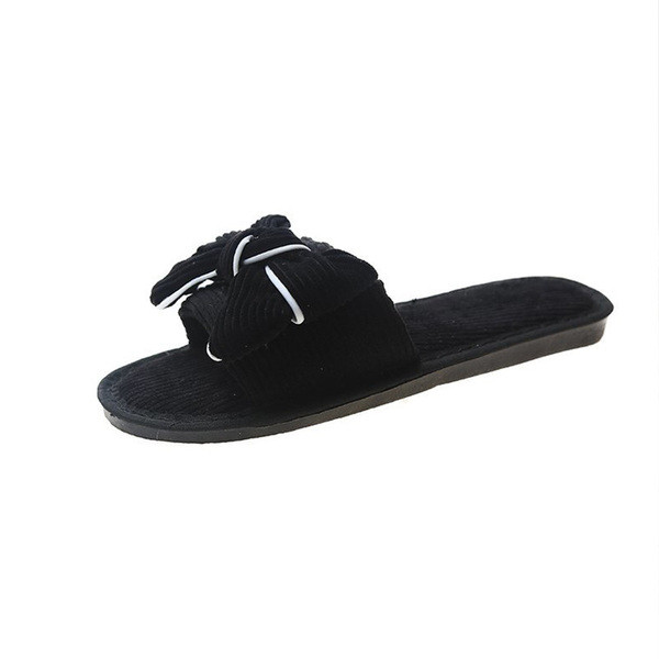 ÚJ Modern női papucs lapos talppal és szalaggal