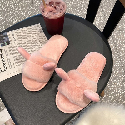 Új modell női papucs lapos talppal és 3D elemmel