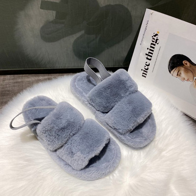 Moodsad naiste sandaalid udusulgede ja lameda tallaga