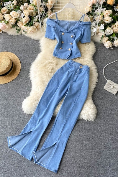 Naiste kaheosaline teksakomplekt